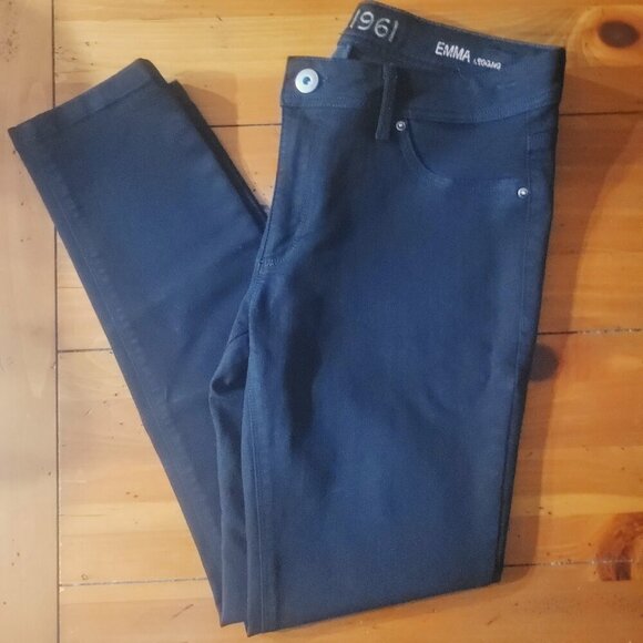 DL1961 Women's Black Emma Legging Pants - Away 360 - Size 31 - Picture 3 of 16